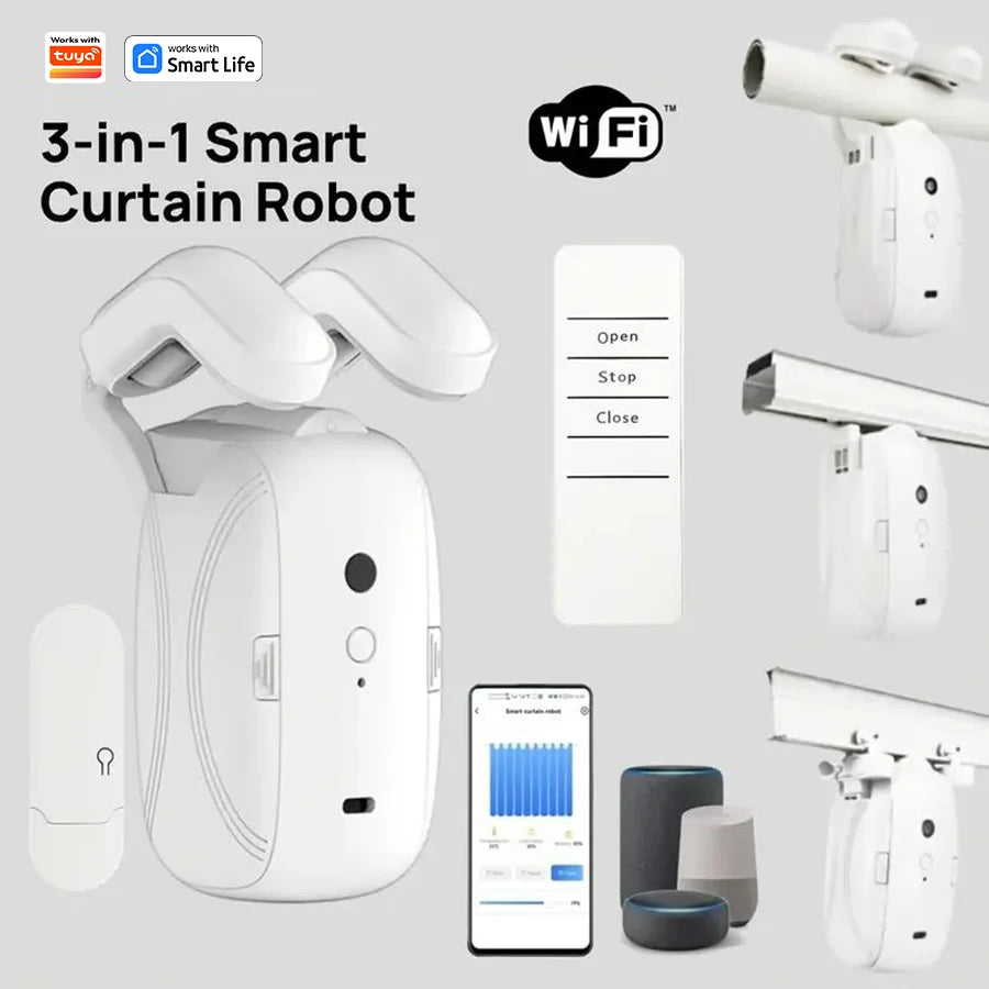 Smart curtain opener | TODAY SALE 25% and FREE SHIP